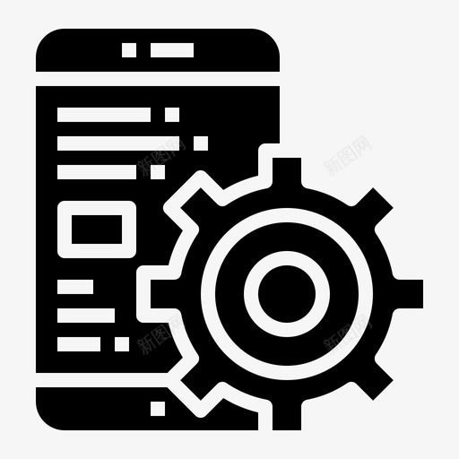 移动应用程序汽车在线图标svg_新图网 https://ixintu.com 在线 服务 汽车 移动应用程序 黑色服务