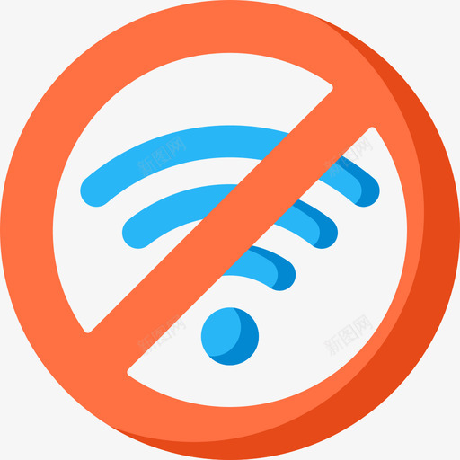 没有Wifi在19号村平的图标svg_新图网 https://ixintu.com 19号村 Wifi 平的 没有
