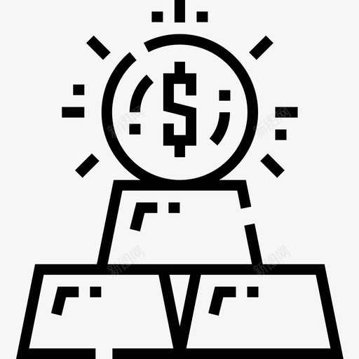 投资投资53线性图标svg_新图网 https://ixintu.com 投资 线性