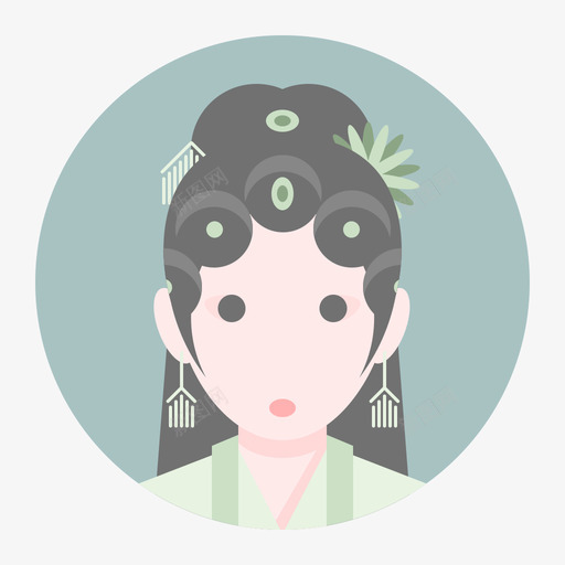 古风_古装_林黛玉svg_新图网 https://ixintu.com 古风_古装_林黛玉 扁平 林黛玉 古装 古风 电视剧 精美 多色 可爱