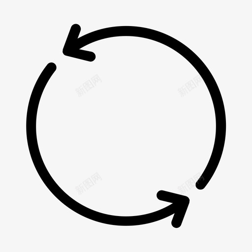 箭回收化妆品符号图标svg_新图网 https://ixintu.com 化妆品 化妆品包装符号 符号 箭回收