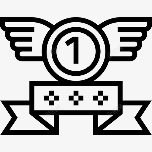 奖牌12枚直系图标svg_新图网 https://ixintu.com 12枚 奖牌 直系