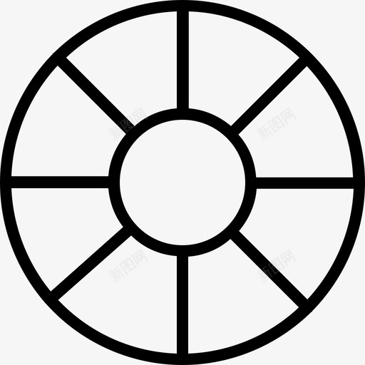 浮标船救生圈图标svg_新图网 https://ixintu.com 保险箱 救生圈 浮标 车辆