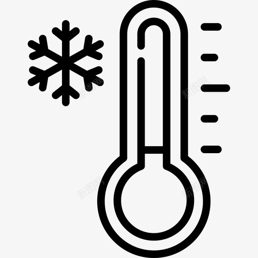 寒冷自然灾害22线性图标svg_新图网 https://ixintu.com 寒冷 线性 自然灾害