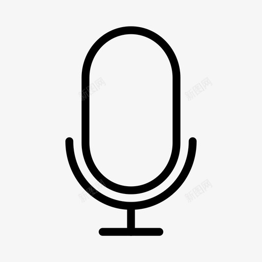 麦克风唱歌扬声器图标svg_新图网 https://ixintu.com 唱歌 扬声器 用户界面基本卷2 通话 麦克风