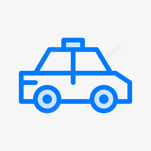 警车19号车蓝色图标svg_新图网 https://ixintu.com 19号车 蓝色 警车