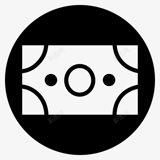 现金加现金钱图标svg_新图网 https://ixintu.com 1个 付款 填充 正前方 现金 网上购物 购物