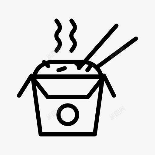 面条街头食品10直系图标svg_新图网 https://ixintu.com 直系 街头 面条 食品