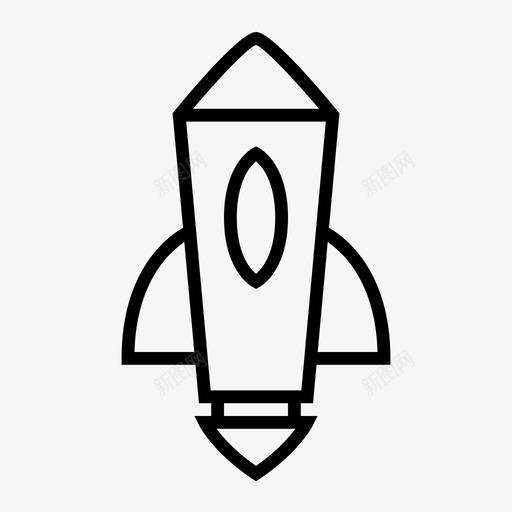 火箭发射科技航天器图标svg_新图网 https://ixintu.com 创业 宇宙飞船 火箭发射 科技 航天器