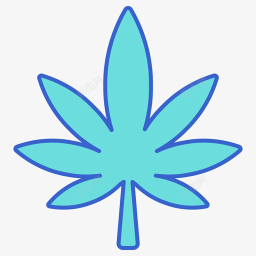 大麻cbd油2线性颜色图标svg_新图网 https://ixintu.com cbd 大麻 线性 颜色