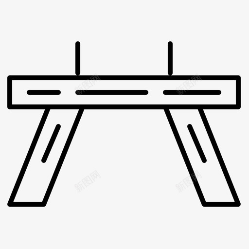 跨栏运动图标svg_新图网 https://ixintu.com 跨栏 运动
