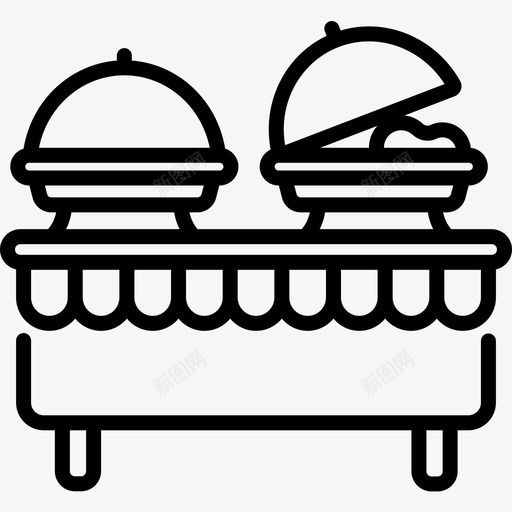 自助餐活动22直系图标svg_新图网 https://ixintu.com 活动 直系 自助餐