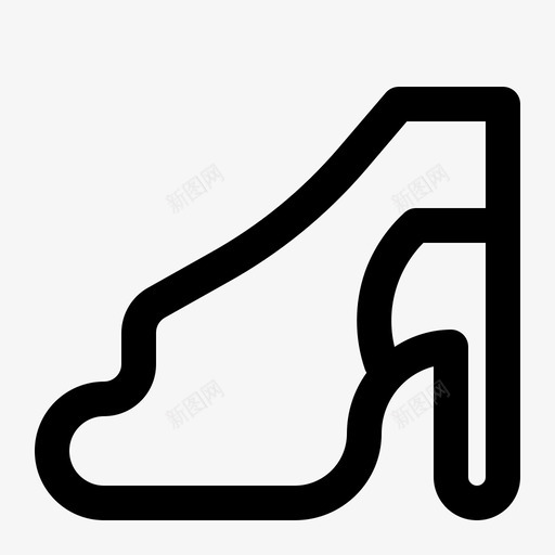 高跟鞋时尚脚图标svg_新图网 https://ixintu.com 女性时尚 时尚 鞋子 鞋类 高跟鞋