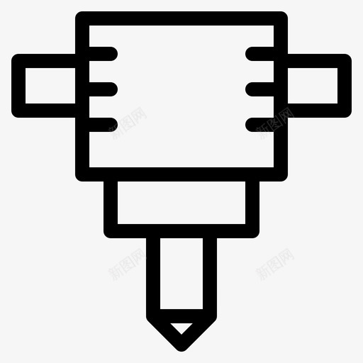 手提钻工具图标svg_新图网 https://ixintu.com 工具 手提