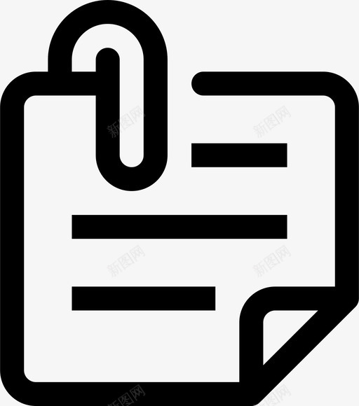 便笺文档待办事项图标svg_新图网 https://ixintu.com mighticon 便笺 待办事项 文档