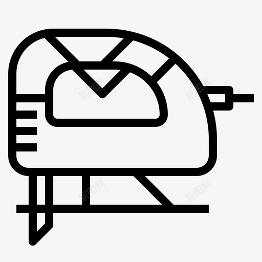 拼图木工切割图标svg_新图网 https://ixintu.com 修理 切割 工具 拼图 施工轮廓 木工