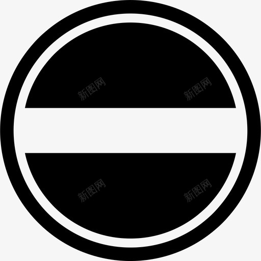 禁止进入英国路标2填充图标svg_新图网 https://ixintu.com 填充 禁止进入 英国路标2