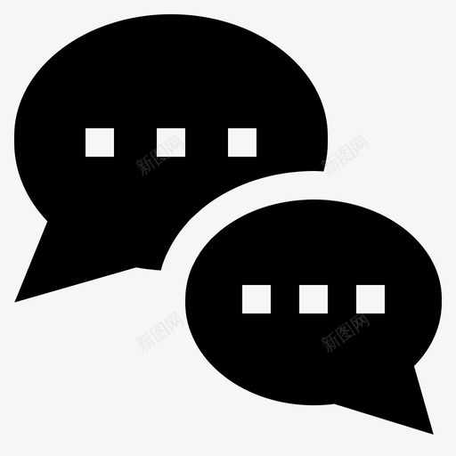 键入气球式讨论消息聊天通信图标svg_新图网 https://ixintu.com 实体 对话框 文本 气球 消息 聊天 讨论 通信 键入