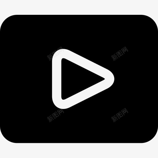 Youtube社交网络24已满图标svg_新图网 https://ixintu.com Youtube 已满 社交 网络