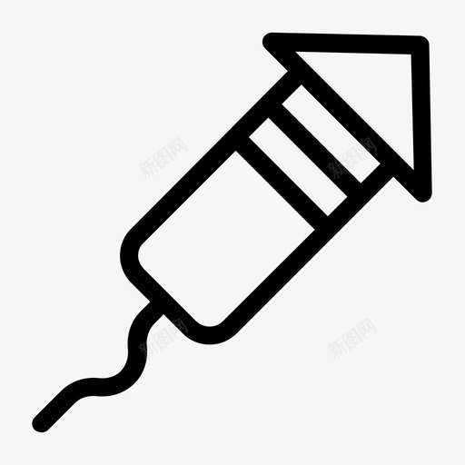 烟火生日和派对庆祝图标svg_新图网 https://ixintu.com 庆祝 火箭 烟火 生日和派对 雷鬼