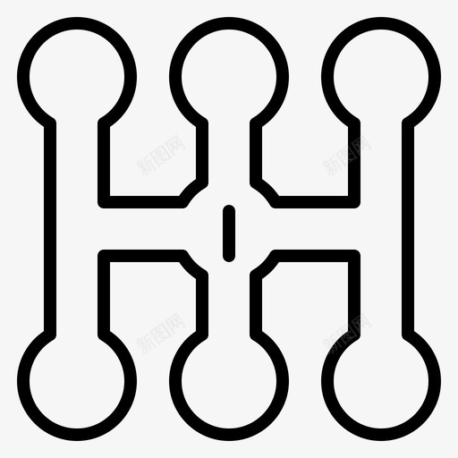 汽车手动变速器图标svg_新图网 https://ixintu.com 变速器 手动 机械 汽车