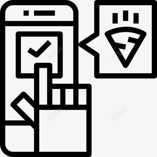 订单物流39直线图标svg_新图网 https://ixintu.com 物流 直线 订单