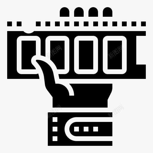 Ram计算机技术17字形图标svg_新图网 https://ixintu.com Ram 字形 计算机技术17