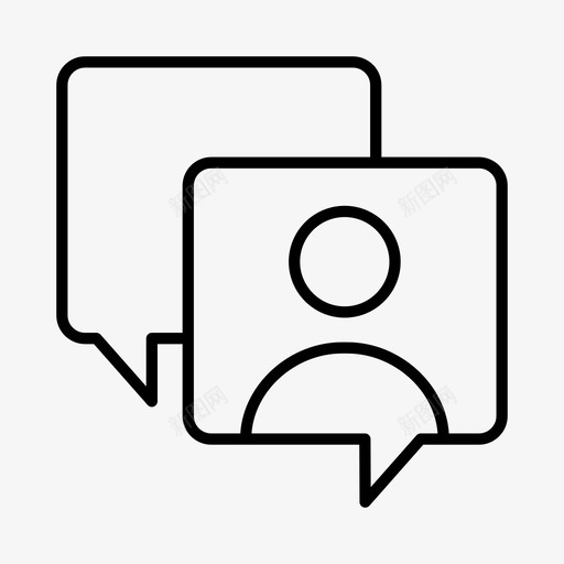 采访时事新闻图标svg_新图网 https://ixintu.com 媒体 新闻 时事 记者 采访