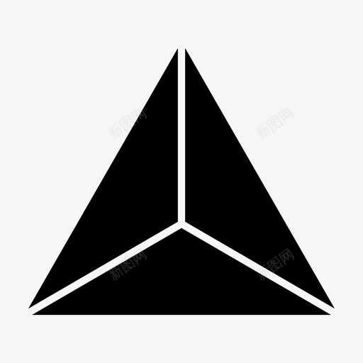 四面体几何学柏拉图式图标svg_新图网 https://ixintu.com 三角形 几何学 四面体 实心 柏拉图式 神圣几何学