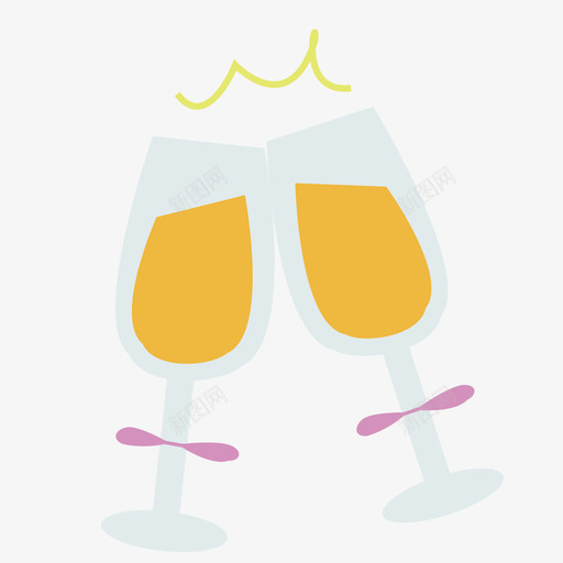 酒杯碰撞-01svg_新图网 https://ixintu.com 酒杯碰撞-01