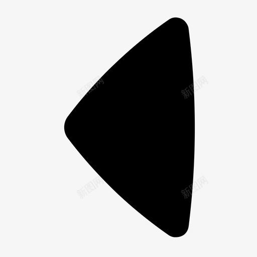直接向左箭头指示图标svg_新图网 https://ixintu.com 向左 图标 指示 滴状 直接 移动 箭头