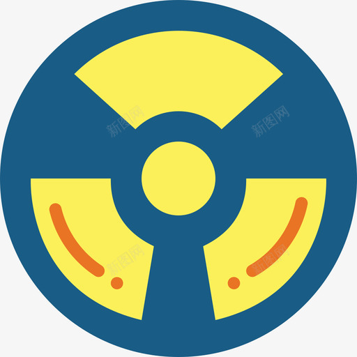 辐射eco12平坦图标svg_新图网 https://ixintu.com eco 平坦 辐射