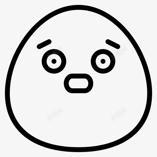 不开心表情图37提纲图标svg_新图网 https://ixintu.com 不开心 提纲 表情图37