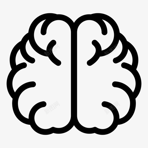 大脑教育大脑半球图标svg_新图网 https://ixintu.com 半球 大脑 学习 学校 教育 知识