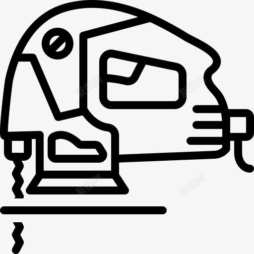 拼图机器针线图标svg_新图网 https://ixintu.com 拼图 机器 缝纫 裁剪 针线