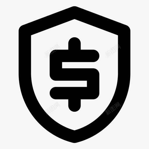 安全金钱隐私图标svg_新图网 https://ixintu.com 安全 盾牌 肥肉 金融 金钱 隐私