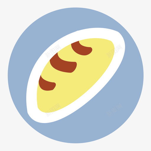 火腿肠svg_新图网 https://ixintu.com 火腿肠 填充 多色 可爱 简约 圆润