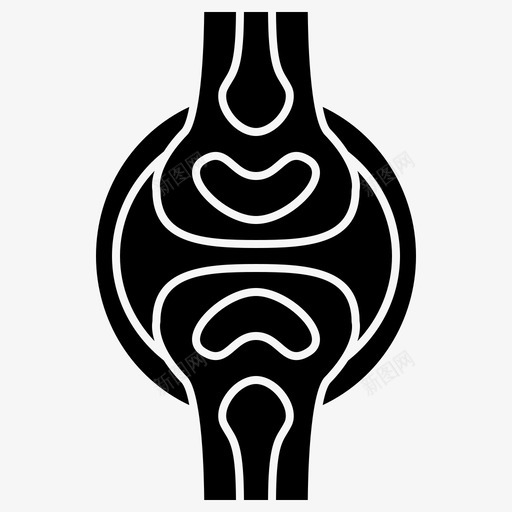 骨关节软骨关节图标svg_新图网 https://ixintu.com 人体 关节 器官 字形 软骨 韧带 骨关节 骨科
