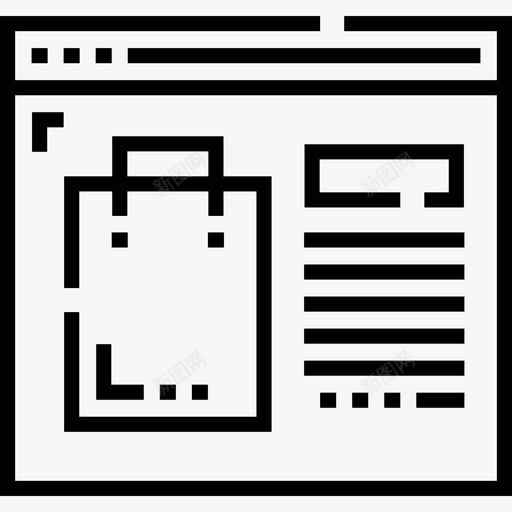 在线购物数字服务13线性图标svg_新图网 https://ixintu.com 在线购物 数字 服务 线性