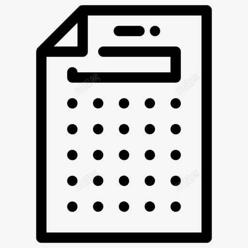 试卷教育考试图标svg_新图网 https://ixintu.com 学校 教育 考试 试卷 返校