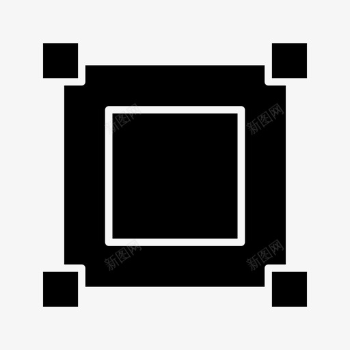 调整大小裁剪编辑工具图标svg_新图网 https://ixintu.com 图像 摄影 编辑 编辑工具 裁剪 调整大小