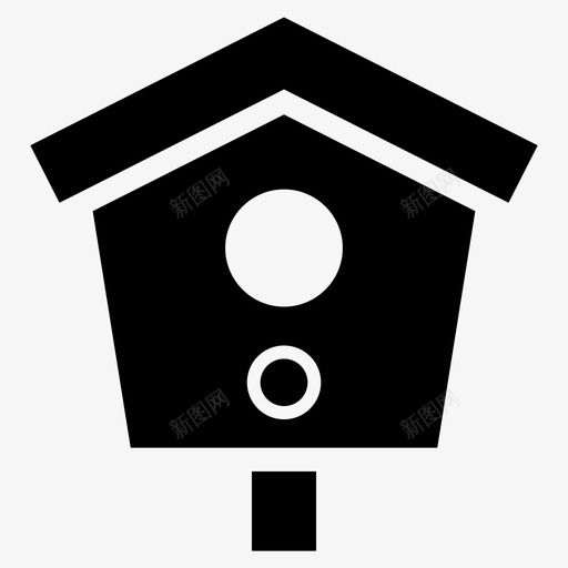 鸟舍鸟笼图标svg_新图网 https://ixintu.com 鸟笼 鸟舍