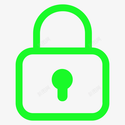 026操作_锁定svg_新图网 https://ixintu.com 026操作_锁定 单色 线性 简约