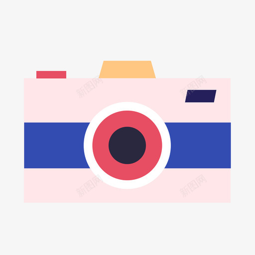 摄影svg_新图网 https://ixintu.com 摄影 手绘 多色