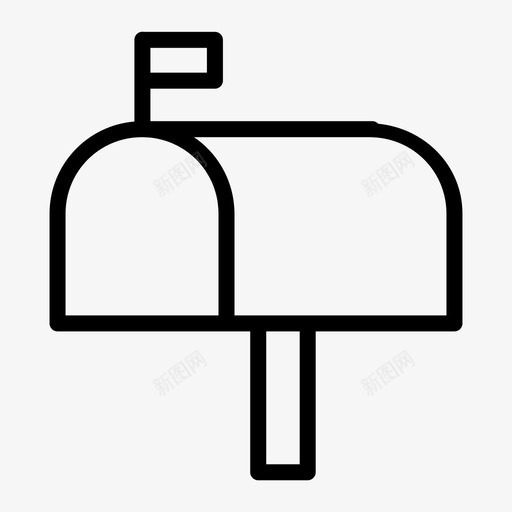 邮箱电子邮件信件图标svg_新图网 https://ixintu.com 信件 信息 大纲 电子邮件 通信 邮箱