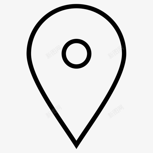 地点目标地图图标svg_新图网 https://ixintu.com 位置 地图 地点 点 目标