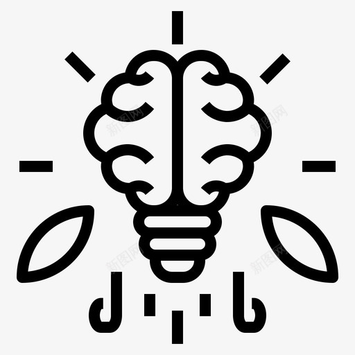 心理大脑小脑图标svg_新图网 https://ixintu.com 大脑 头脑 小脑 心理 能量