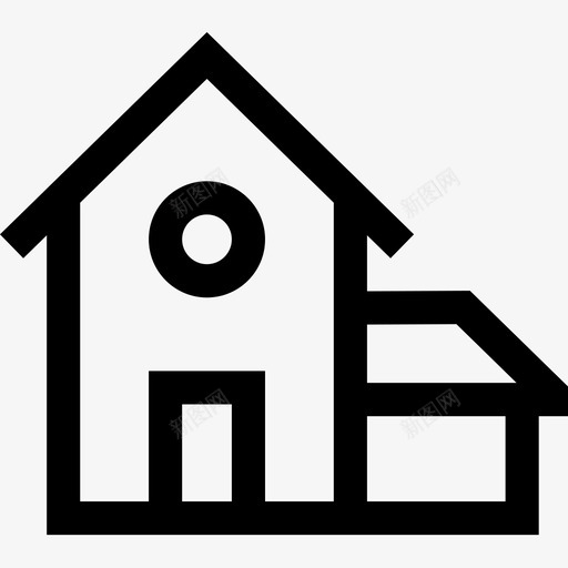 住宅房地产165直线图标svg_新图网 https://ixintu.com 住宅 房地产 直线