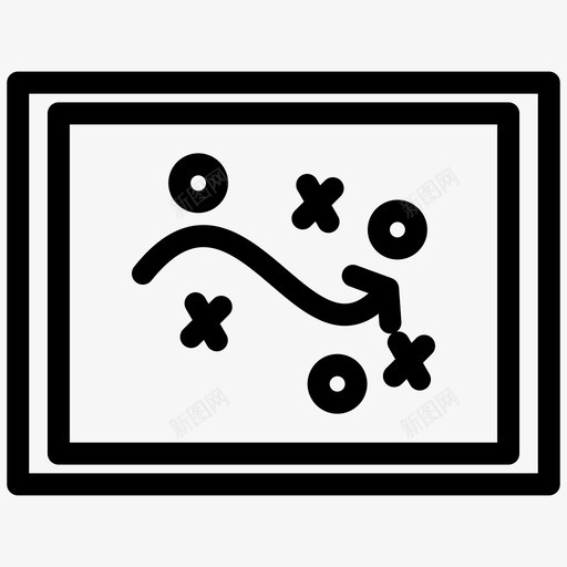 足球计划战略图标svg_新图网 https://ixintu.com 大胆 战术 战略 极端 计划 足球 路线 运动