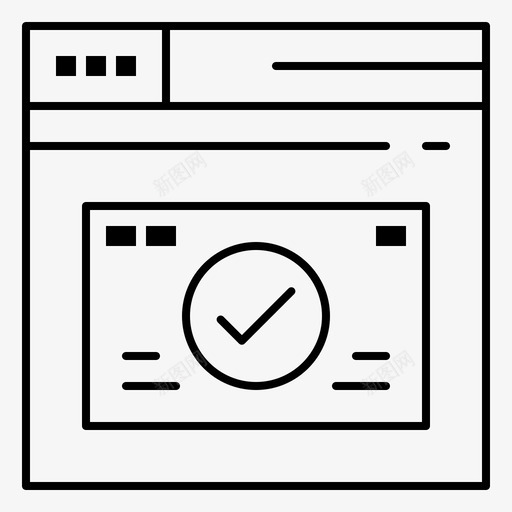 网页安全网站图标svg_新图网 https://ixintu.com 安全 网站 网页